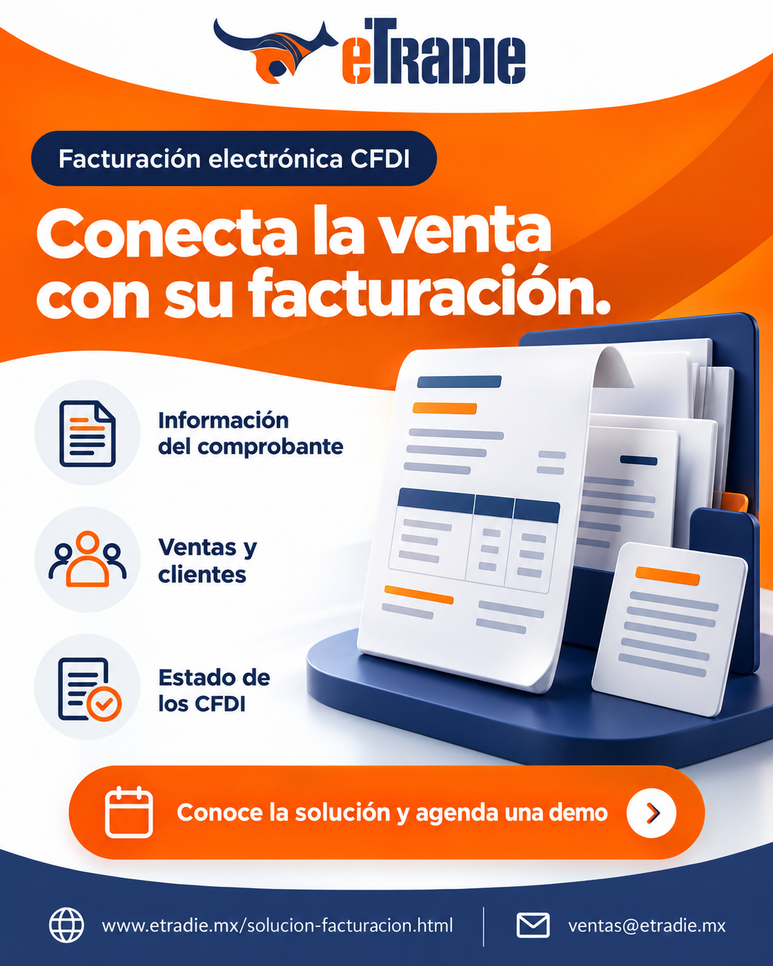 Brochure de Facturación electrónica CFDI de eTradie