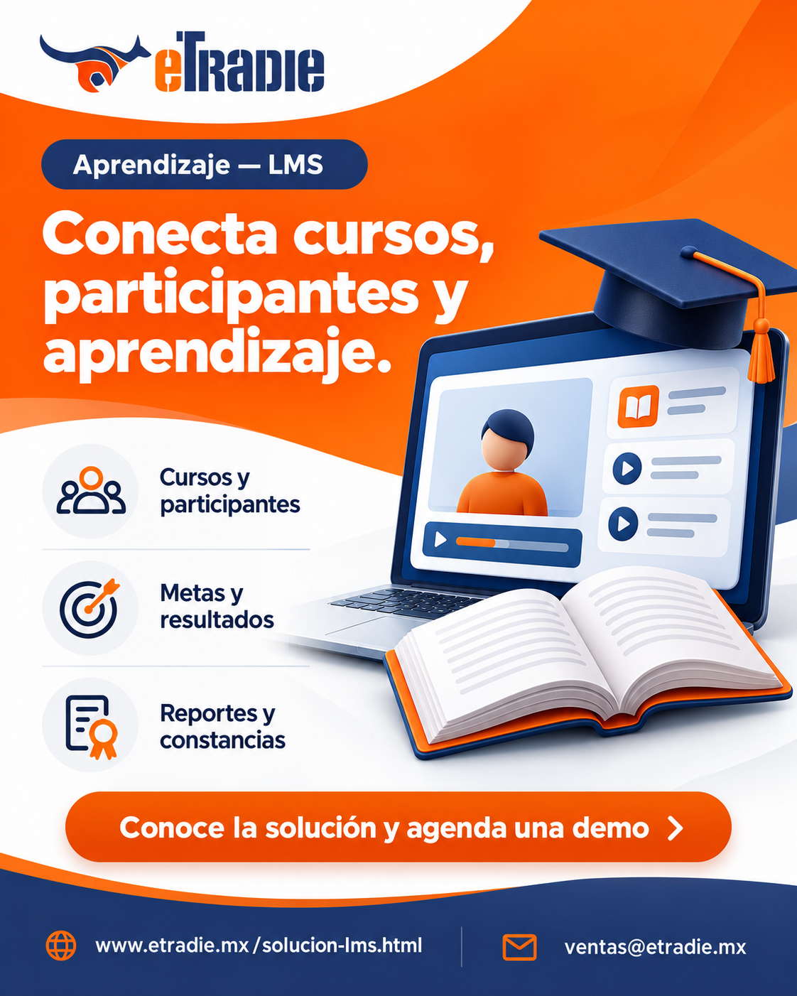 Brochure de Aprendizaje — LMS de eTradie
