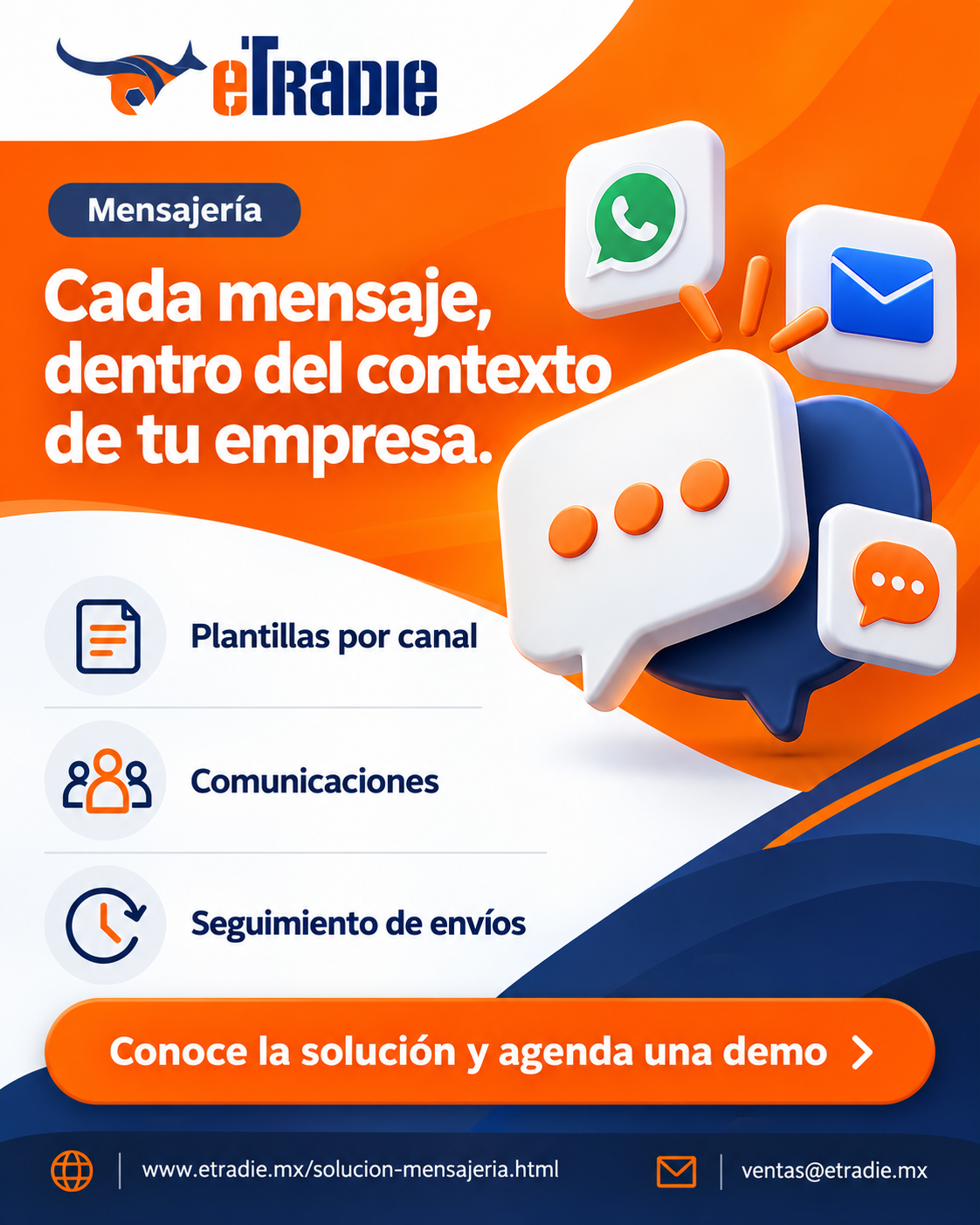 Brochure de Mensajería para compartir
