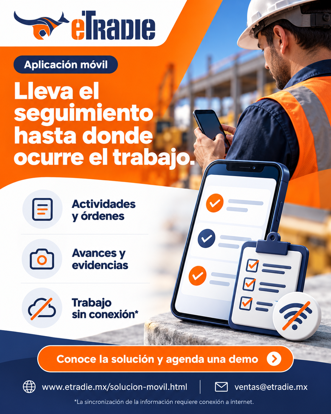 Brochure de Aplicación móvil de eTradie