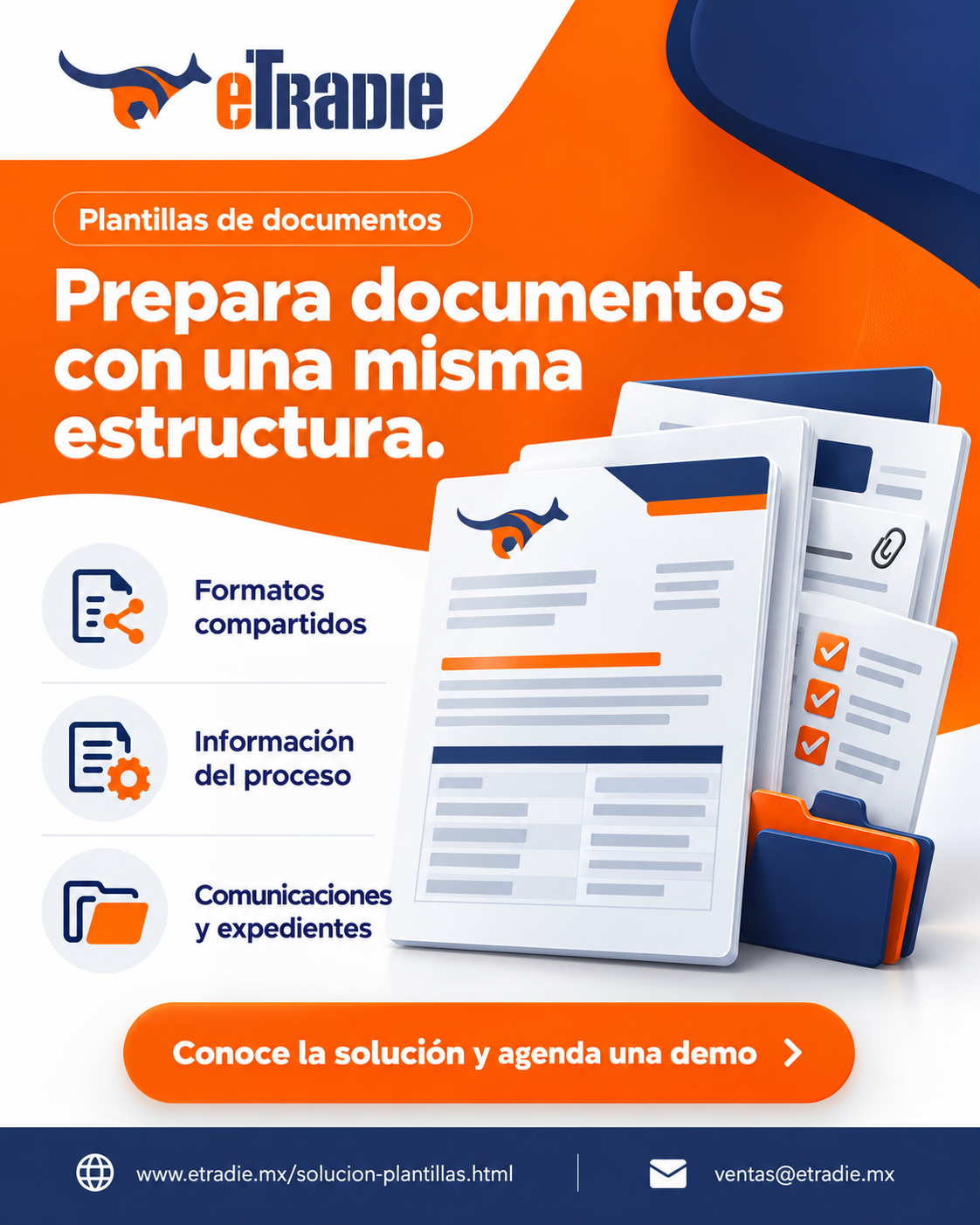 Brochure de Plantillas de documentos de eTradie