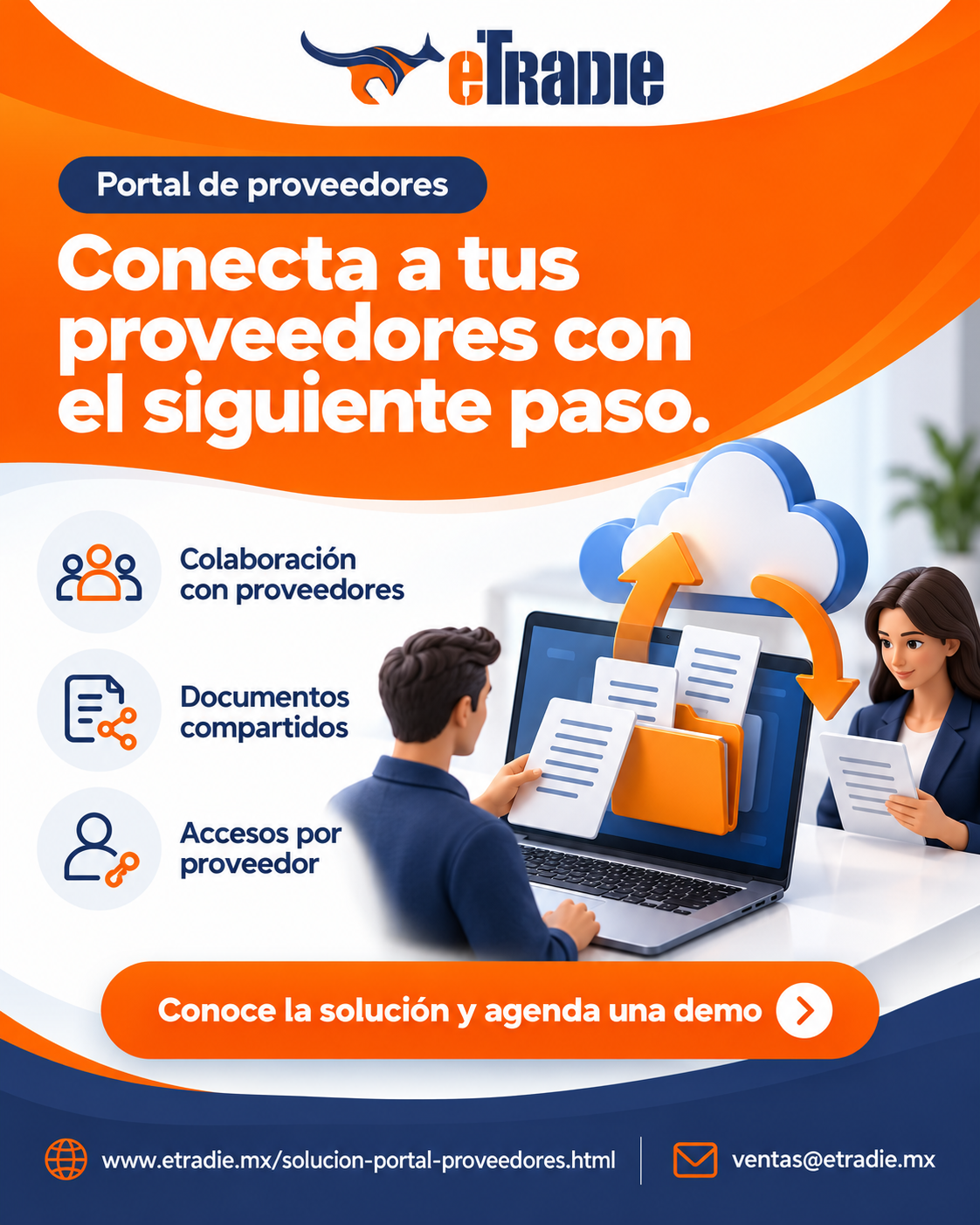 Brochure de Portal de proveedores para compartir