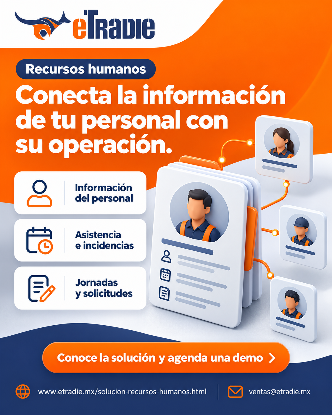Brochure de Recursos humanos para compartir